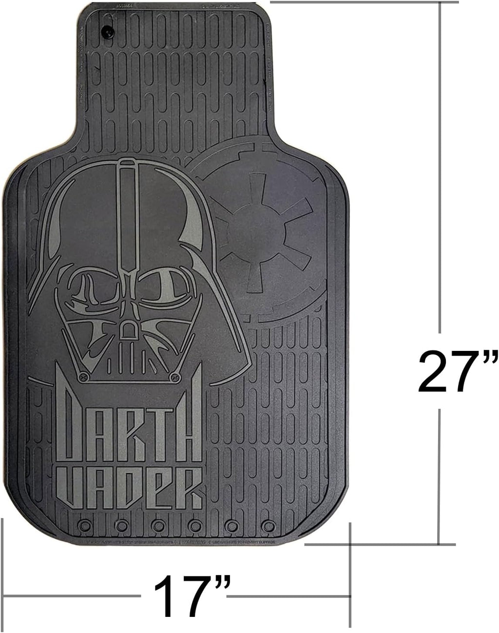 Star Wars Darth Vader Rubber Floor Mats with Air Freshener - 5-Piece Set