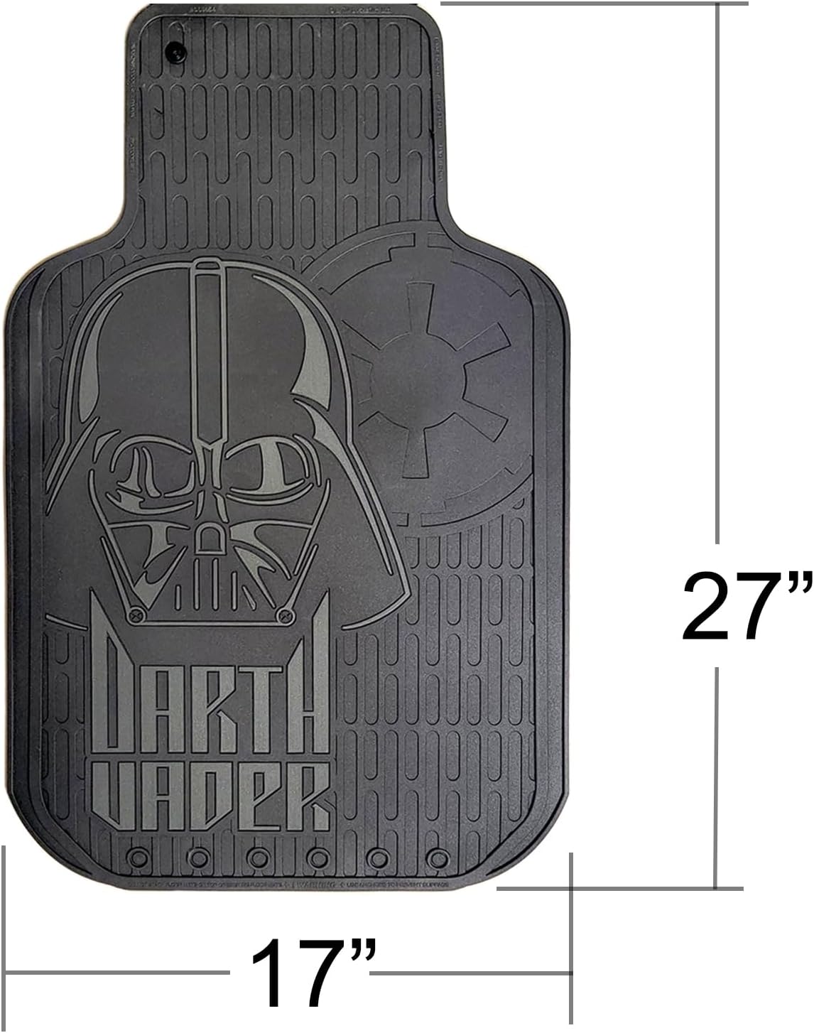 Star Wars Darth Vader Rubber Floor Mats with Air Freshener - 5-Piece Set