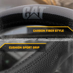 18-Inch RV & Semi Truck Black Faux Leather Steering Wheel Cover Bundle