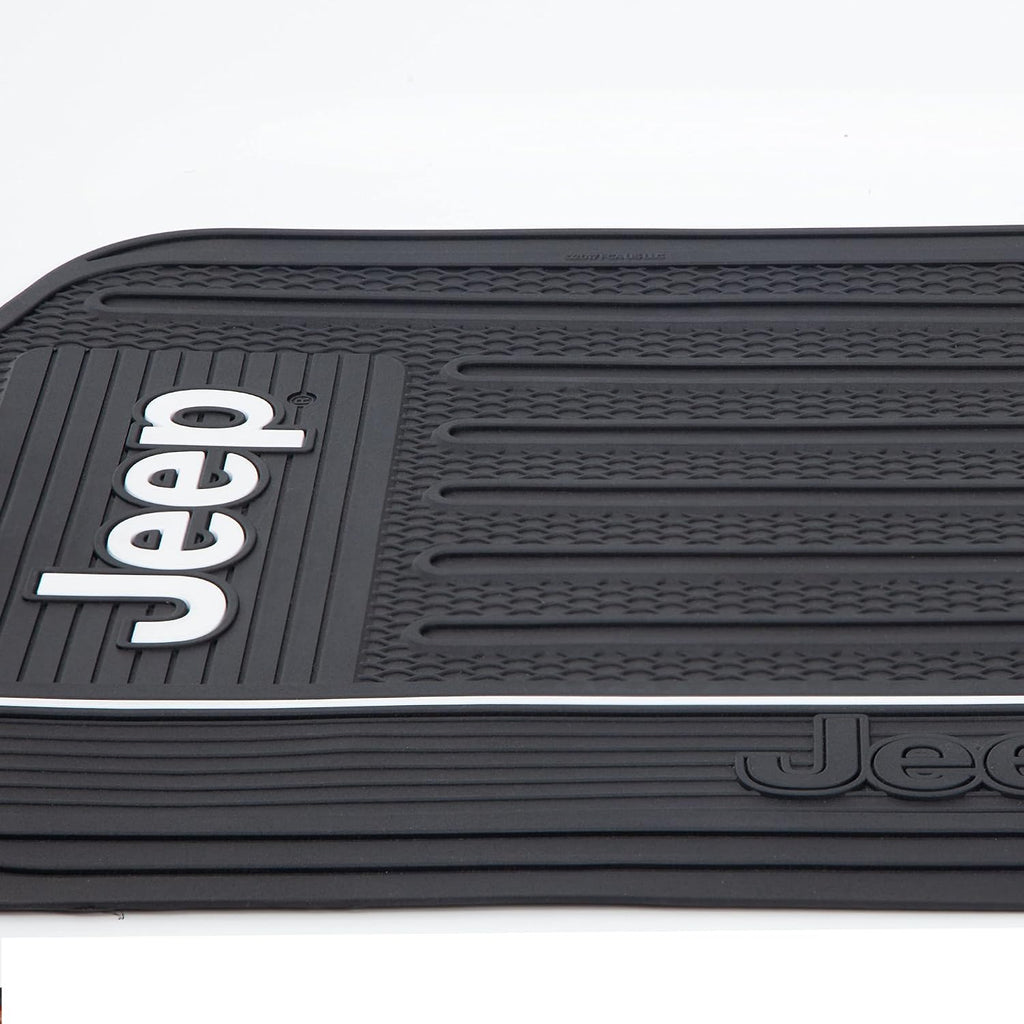 Plasticolor Jeep Elite 4-Piece Front and Rear Floor Mat Kit