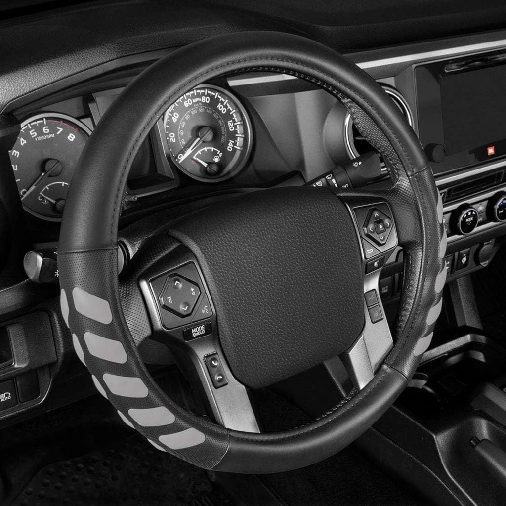 Caterpillar 15-16 Inch Semi Truck Steering Wheel Cover Bundle