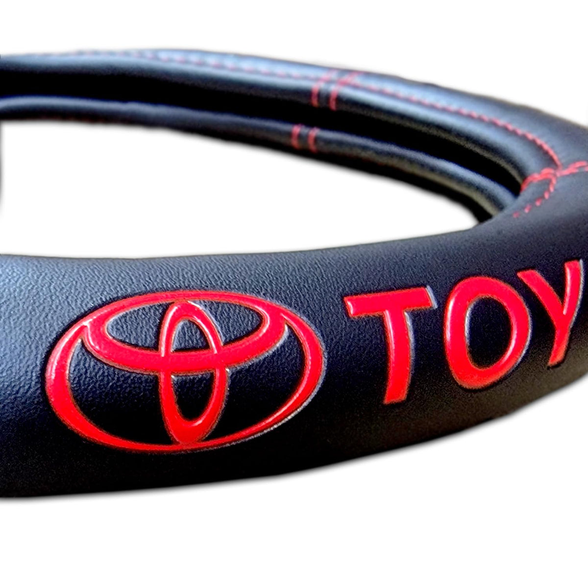Plasticolor Toyota Steering Wheel Cover & Air Freshener Bundle, 2 Pieces