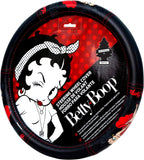 New Platicolors Betty Boop Car Accessories Timeless Seat Covers, Front Rubber Mats, Steering Wheel Cover Stylish Protection for Cars SUVs Trucks & Vans - Yupbizauto