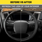 18in Tire Tread Steering Wheel Cover Black Truck RV Air Freshener