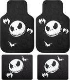 Nightmare Before Christmas Bones Rubber Floor Mats - 4-Piece Set