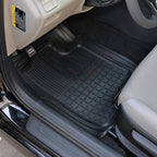 Motor Trend Heavy-Duty Mazda Rubber Floor Mats with Air Freshener - 2-Piece Set