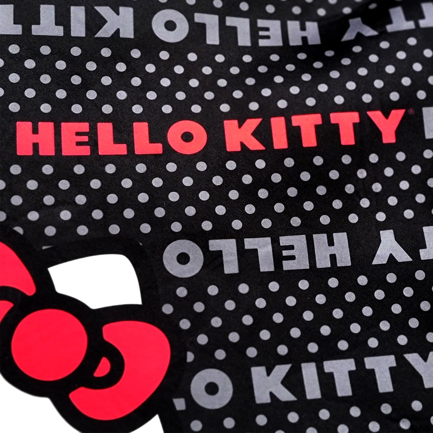 Hello Kitty Car Accessories Seat Cover with 4 Rubber Mats, Steering Wheel Cover and Pink Bow Headrest Cover Bundle Set - Yupbizauto