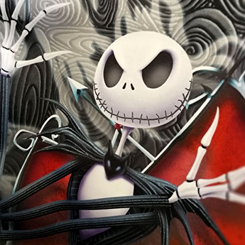 Yupbizauto New 4 Pieces Nightmare Before Christmas Jack Skellington Ghostly Car Truck SUV Low Back Seat Covers Bundle Set with Air Freshener - Yupbizauto