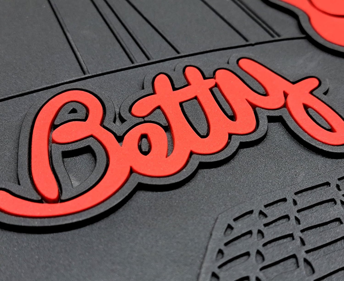 New Platicolors Betty Boop Car Accessories Timeless Seat Covers, Front Rubber Mats, Steering Wheel Cover Stylish Protection for Cars SUVs Trucks & Vans - Yupbizauto