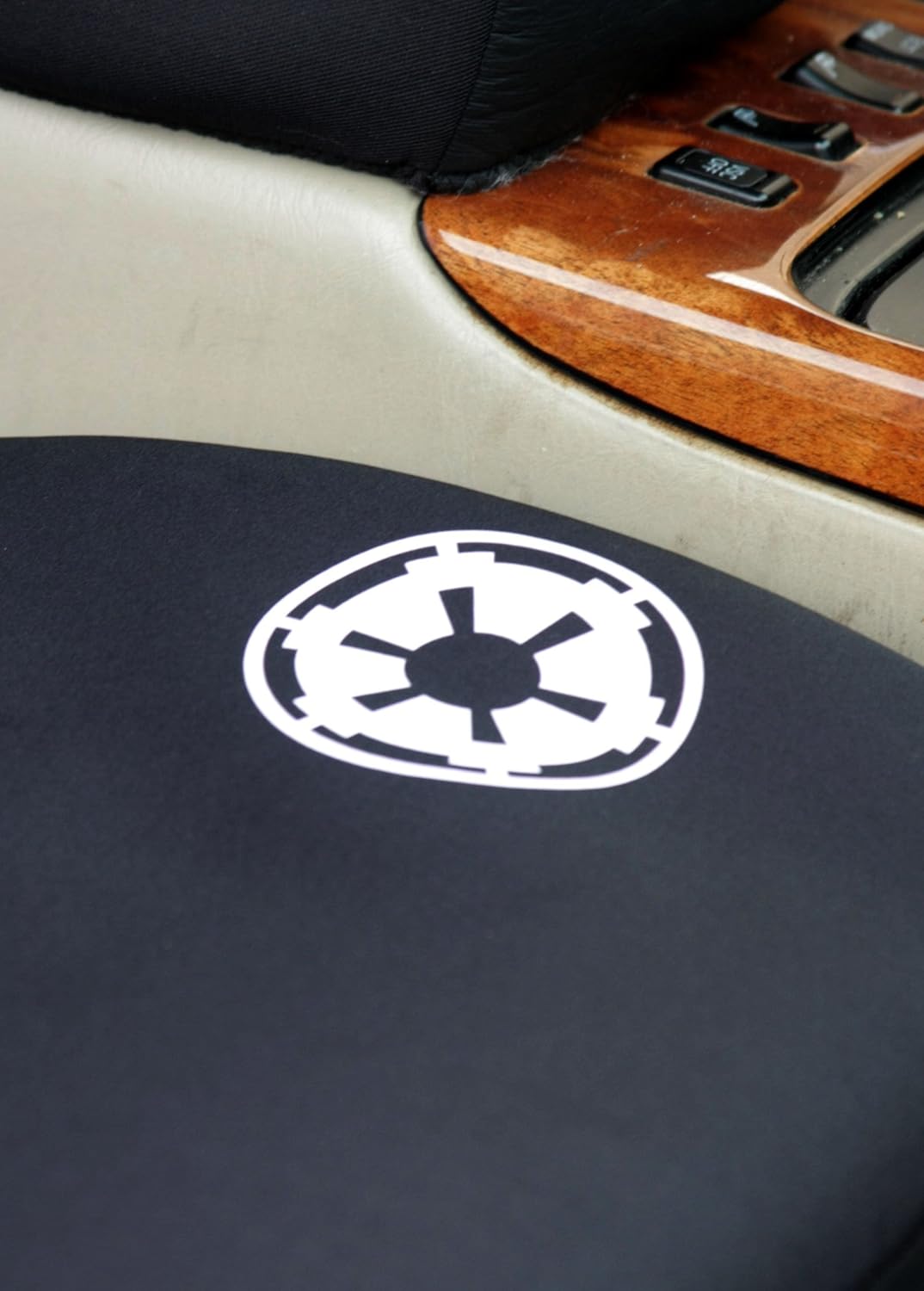 Plasticolor Star Wars Stormtrooper Car Truck SUV Seat Covers 3-Piece Set with Bonus Air Freshener – Universal Fit for Most Vehicles, Durable Protection for Front Seats, Easy Installation - Yupbizauto