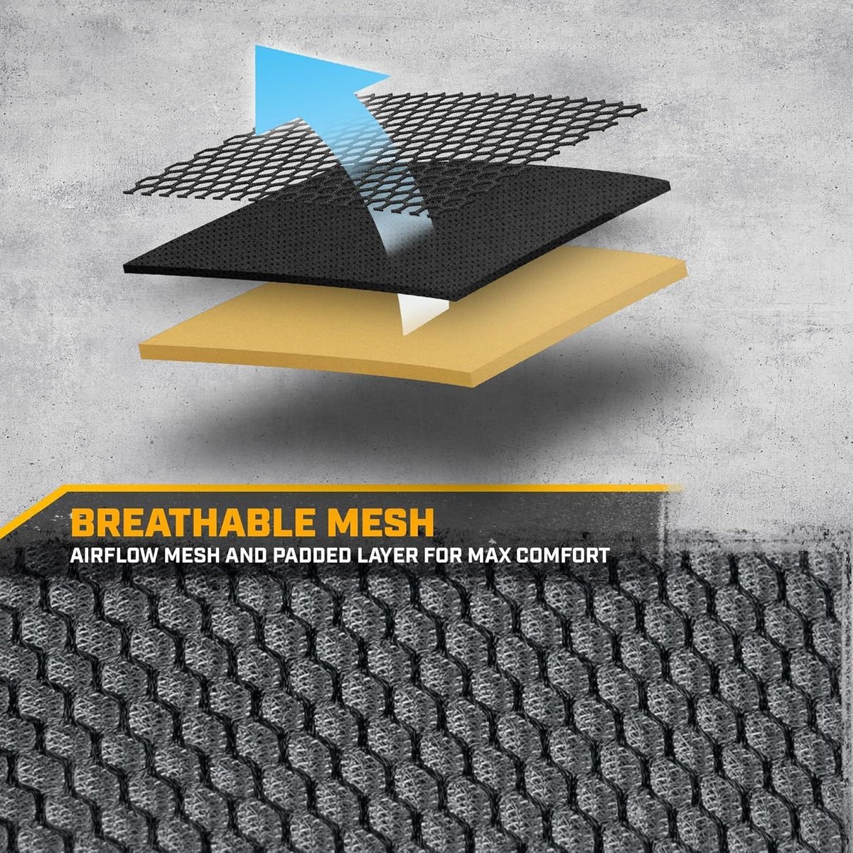 Caterpillar big-rig black mesh seat-cover set product view