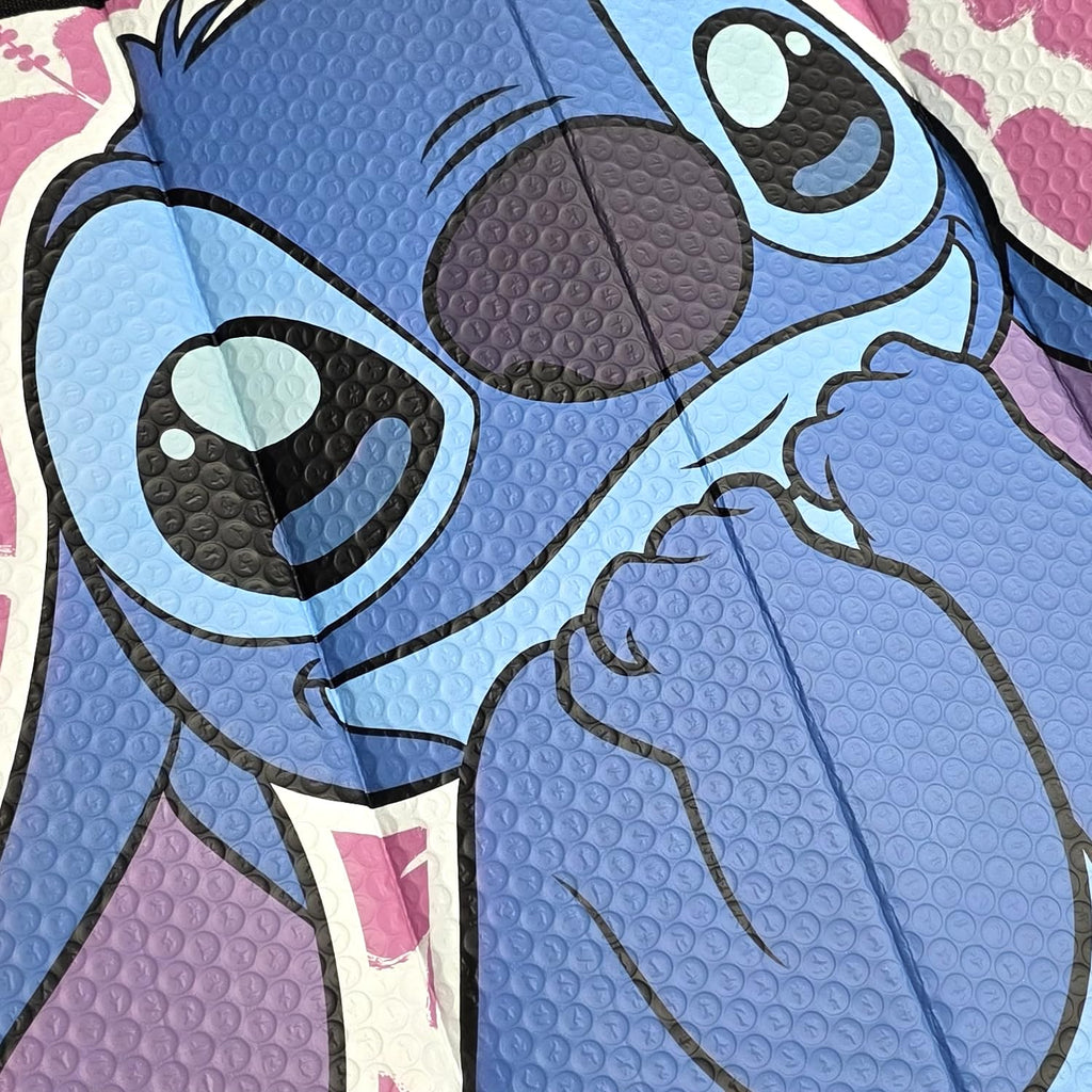 Stitch pink hibiscus sunshade close-up