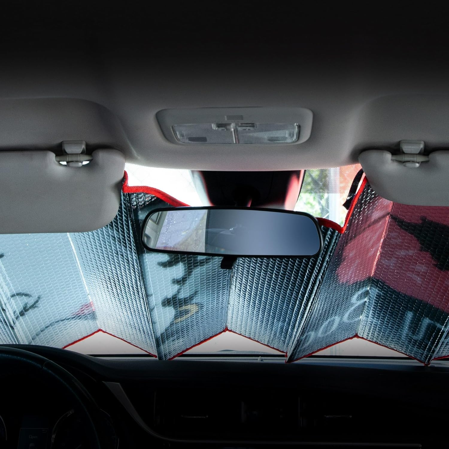 New Betty Boop Timeless Car Windshield Sun Shade | Reflector Sunshade Offers Ultimate Protection for Car Interior | Cool Reflective Sun Blocker Bundle Set -58 x 28 Inch - Yupbizauto