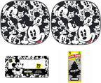 Disney Mickey Expressions Sunshade and License Plate Frame Bundle