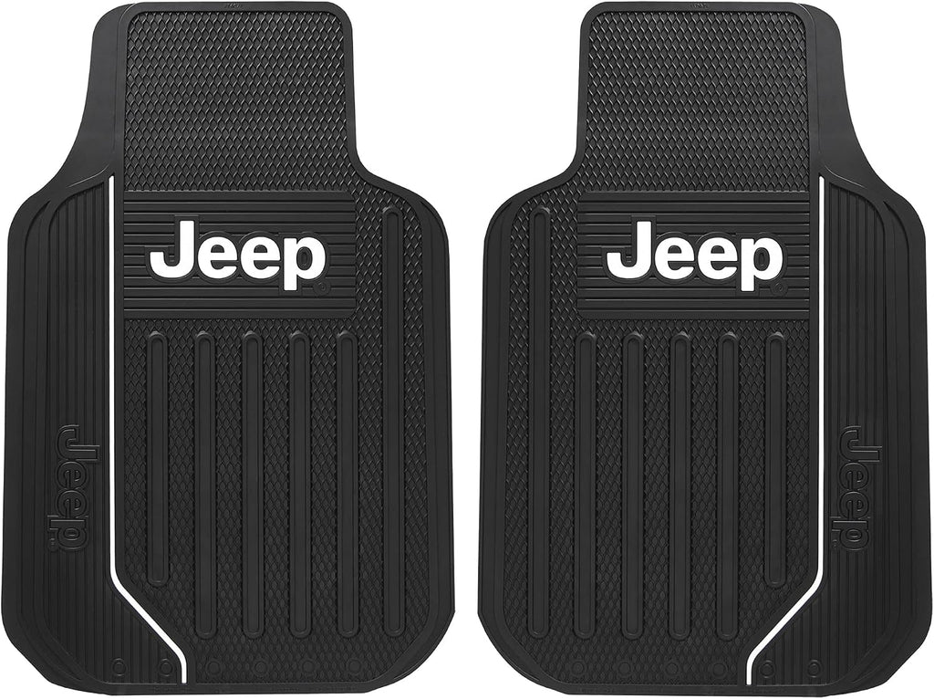 Plasticolor Jeep Elite 4-Piece Front and Rear Floor Mat Kit