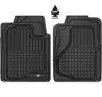 Caterpillar Heavy Duty 2-Piece Black Rubber Floor Mats with Air Freshener