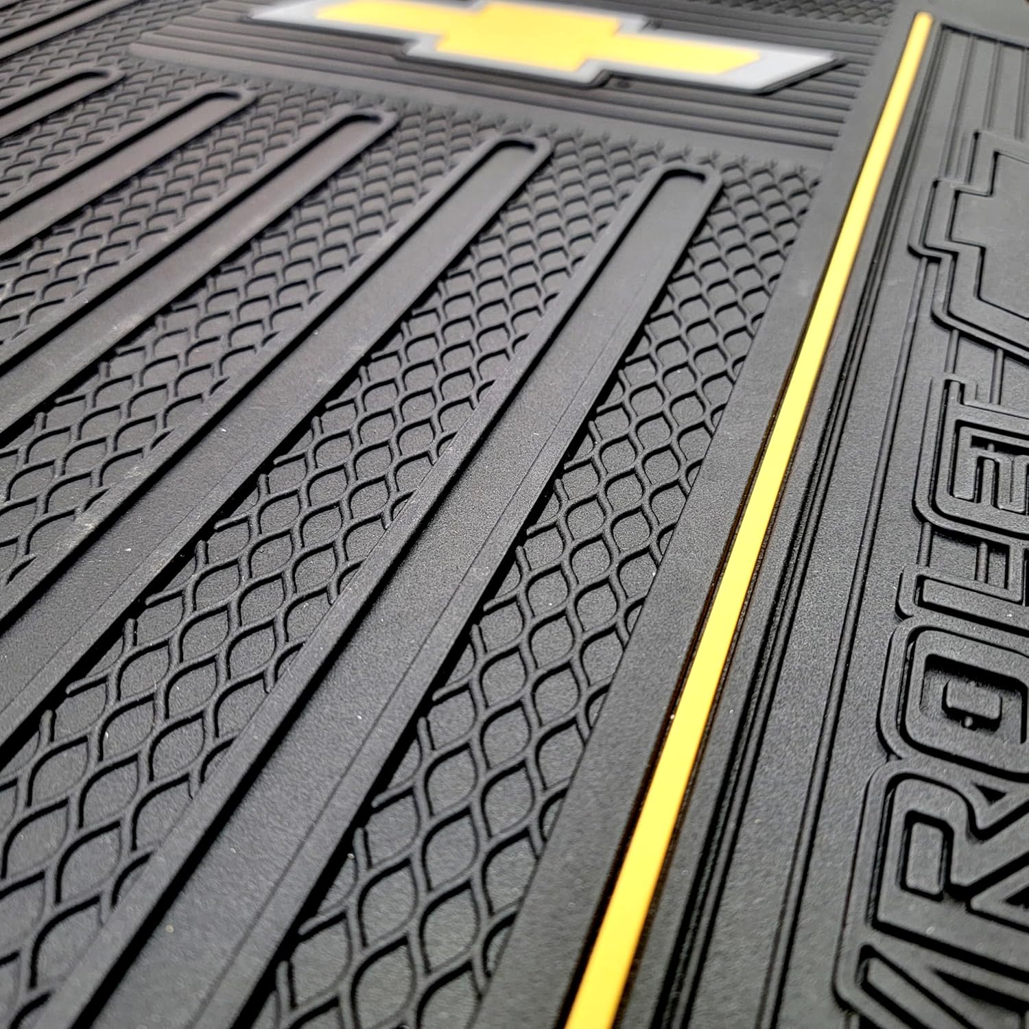 Premium Sideless Seat Cover Bundle Set with Floor Mats & Steering Wheel Cover – for Chevrolet Cars, Trucks, and SUVs - Yupbizauto