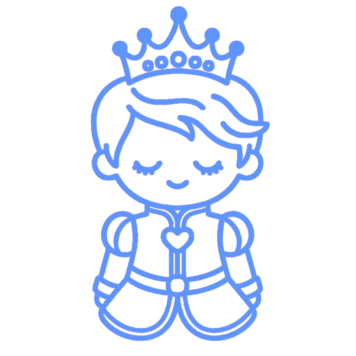 Personalized Prince & Princess Headrest Covers – 2 Pack