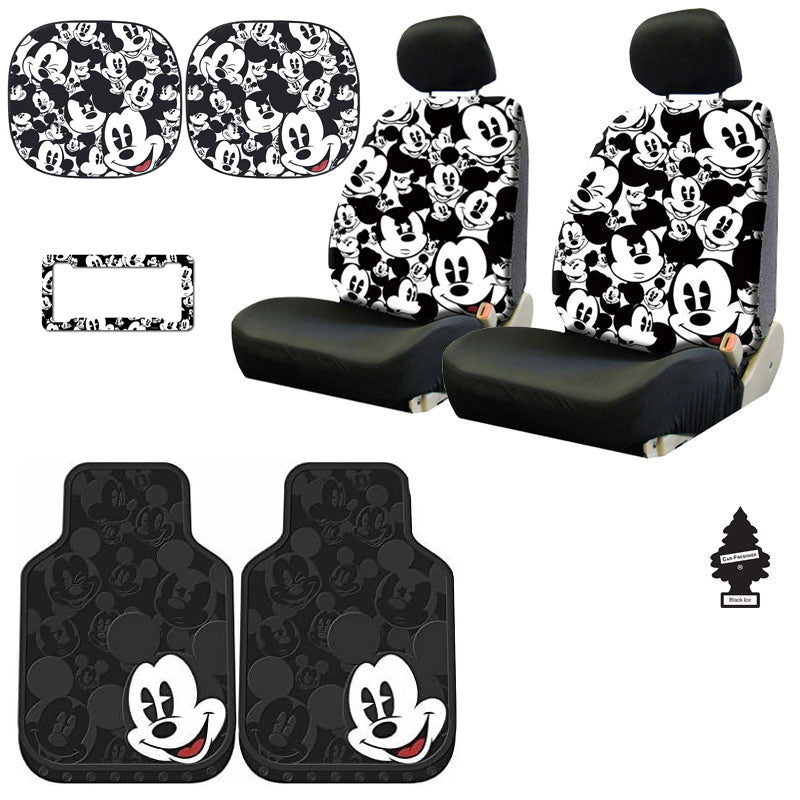 Disney Mickey Mouse 12-Piece Car Accessories Set
