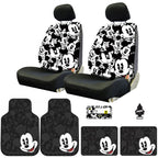 Disney Mickey Mouse Car Accessories 8-Piece Bundle