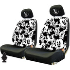 Mickey Mouse 5-Piece Front Seat Cover and Headrest Bundle