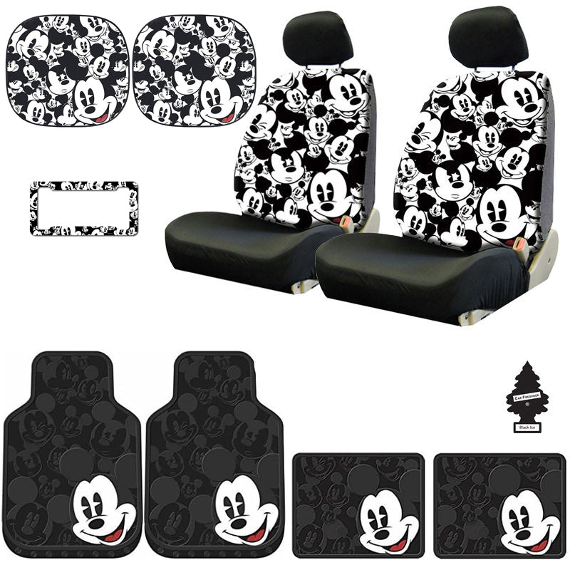 Disney Mickey Mouse Complete Car Accessories Set