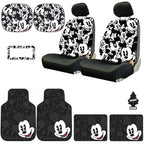 Disney Mickey Mouse Complete Car Accessories Set