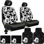 Disney Mickey Mouse Car Accessories 8-Piece Bundle