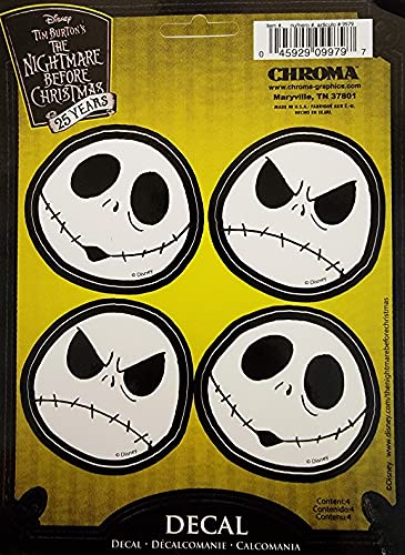 Yupbizauto New Plasticolor Nightmare Before Christmas Jack Skellington Ghostly Car Truck SUV Seat Covers Sunshade Headrest Covers Bundle Set - Yupbizauto