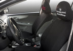 Pair of Embroidery Designate Chauffeur and Passenger Princess Design Car Truck Seat Headrest Covers - Yupbizauto