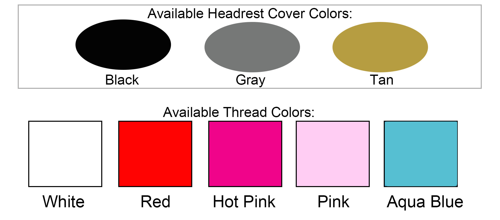 Yupbizauto Customized Personalized Lover Car Truck Seat Headrest Cover Auto Accessories 1 Piece Black - Yupbizauto