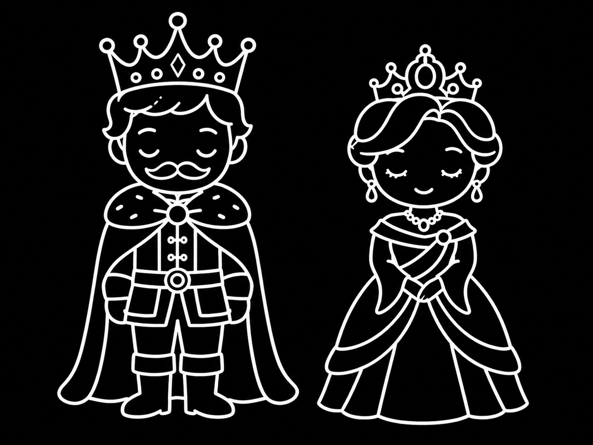 Personalized King & Queen Car Headrest Covers – 2 Pack