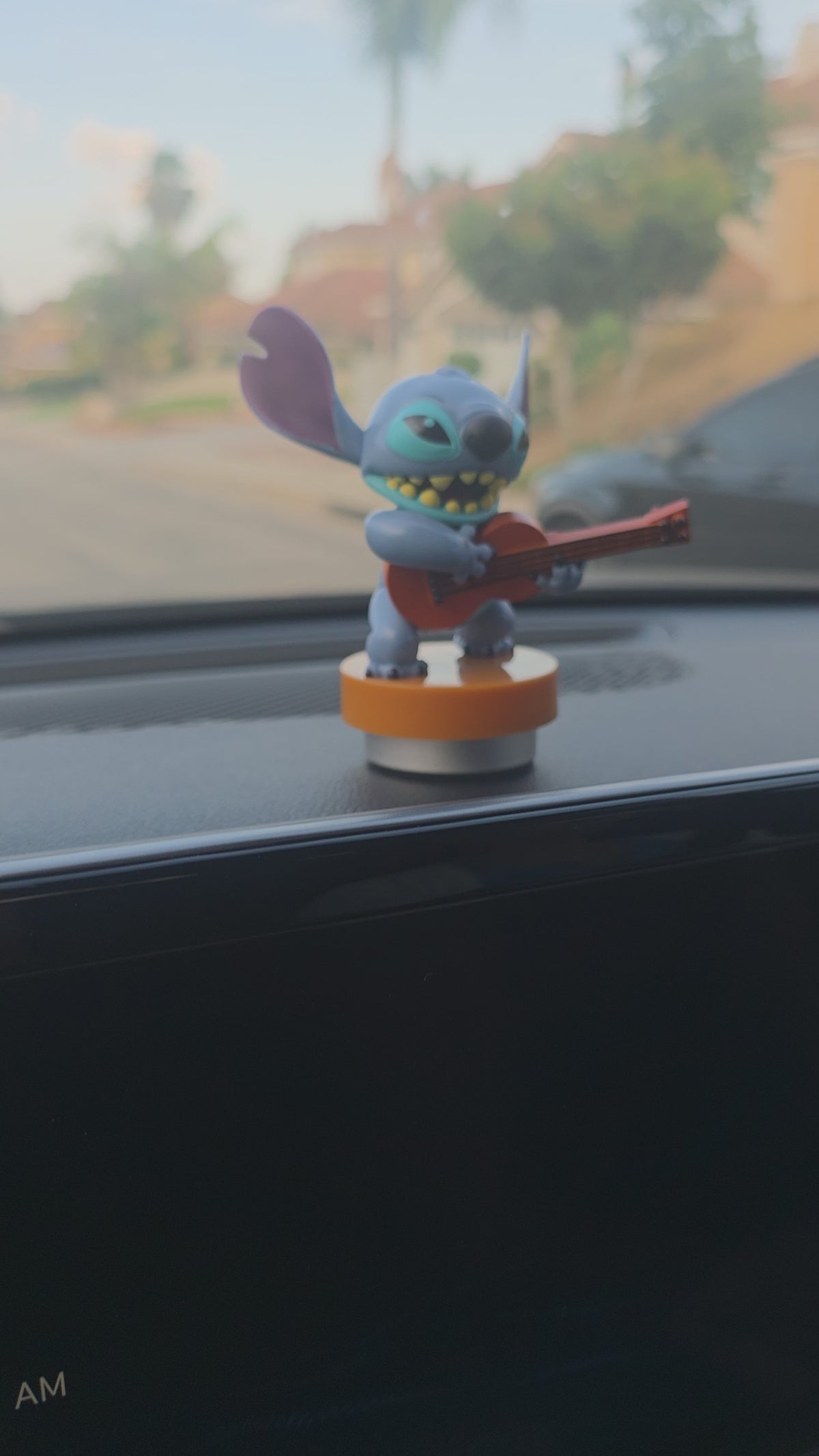 Disney Stitch Dash Dancer Bobblehead Car Dashboard Figure – Guitar Player
