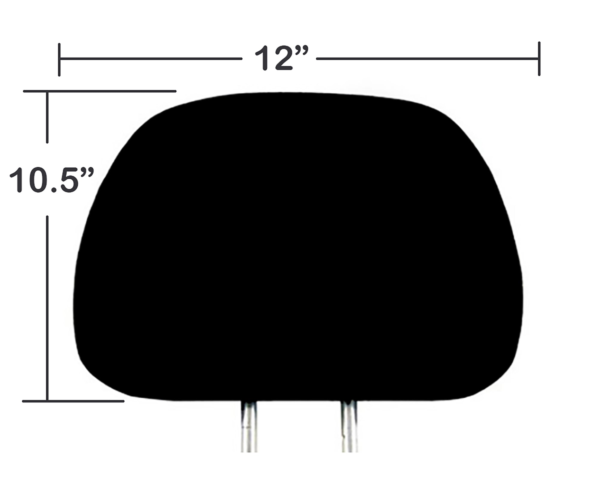 Yupbizauto Customized Personalized Lover Car Truck Seat Headrest Cover Auto Accessories 1 Piece Black - Yupbizauto