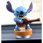 Disney Stitch Dash Dancer Bobblehead Car Dashboard Figure – Guitar Player