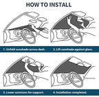 Plasticolor 003956W01 Jeep Wrangler Specific Accordion Sunshade - Yupbizauto