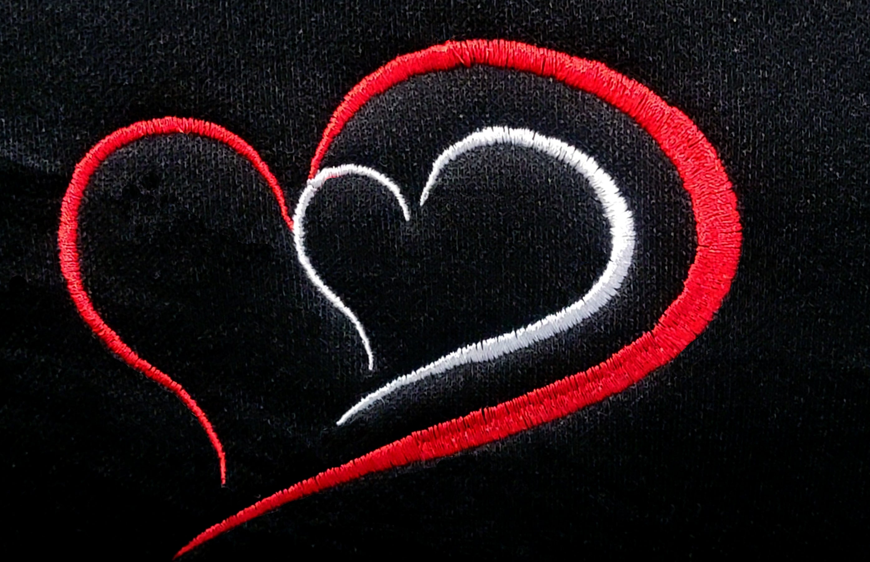 Red Heart Design Auto Truck SUV Car Seat Headrest Cover Accessory 1 Piece - Yupbizauto