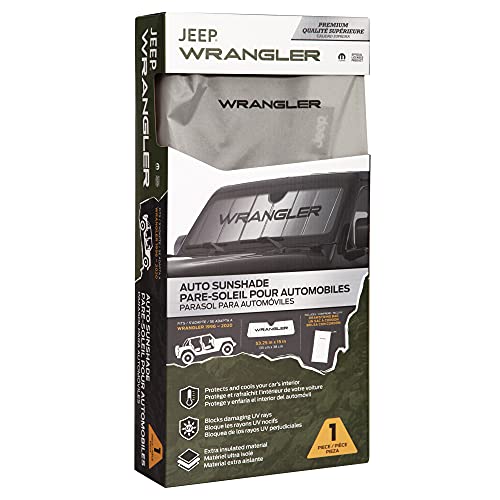 Plasticolor 003956W01 Jeep Wrangler Specific Accordion Sunshade - Yupbizauto