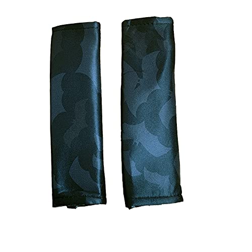 New Pair BDK DC Comic Batman Universal Size Soft Fabric Car Truck SUV Seat Covers Shoulder Pads Set Bundle - Yupbizauto