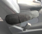Yupbizauto Armrest Covers with Storage Pocket for Cars SUV and Minivan Solid Black Polyester Universal Size- Set of 2 - Yupbizauto