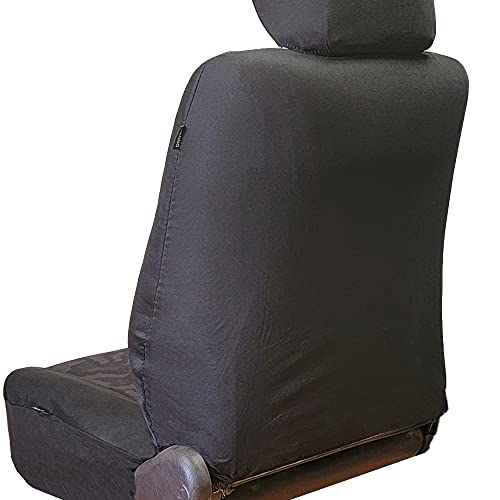 Pair DC Comic Superman Logo Car Seat Covers Shoulder Pads Set from BDK Bundle with Air Freshener - Yupbizauto