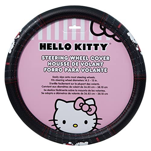 Plasticolor 006786R01 Hello Kitty Core Waving Speed Grip Steering Wheel Cover - Yupbizauto