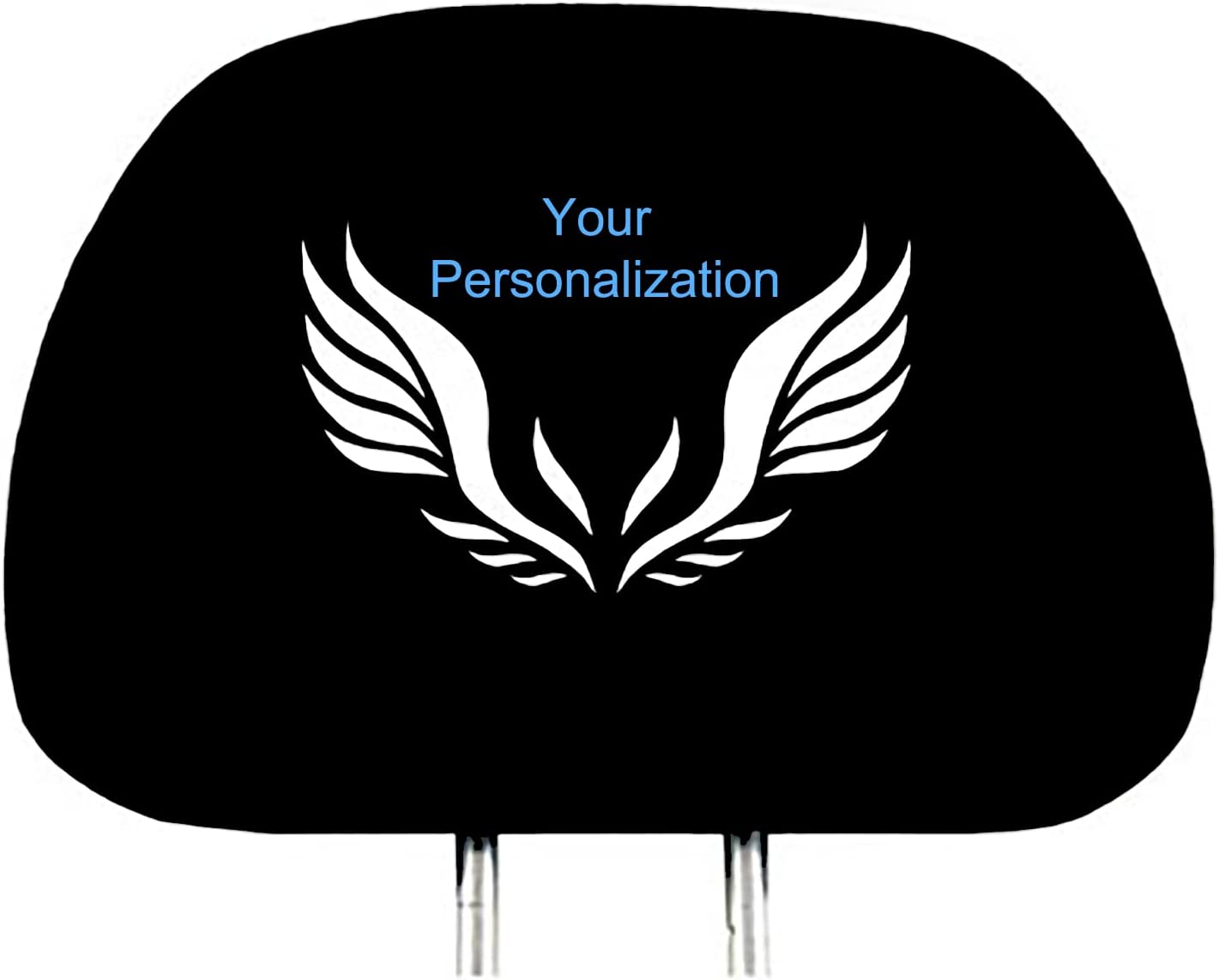 YupbizAuto Personalized Embroidery Wing Logo Auto Truck SUV Car Seat Headrest Cover Accessory - Yupbizauto