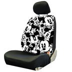Yupbizauto Disney Mickey Mouse Design Fabric Car Seat Covers Accessories Set with Air Freshener - Yupbizauto