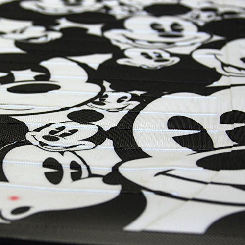 Yupbizauto Disney Mickey Mouse Car Seat Covers Floor Mats License Plate Frame Accessories Set with Air Freshener - Yupbizauto