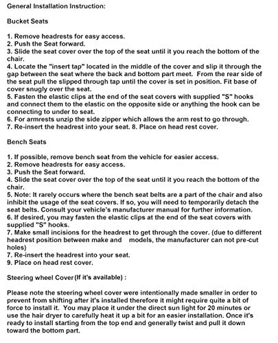 YupbizAuto Black Color Fabric Embroidery Butterfly Logo Universal Auto Car Truck Seat Covers Full Set For Women - Yupbizauto