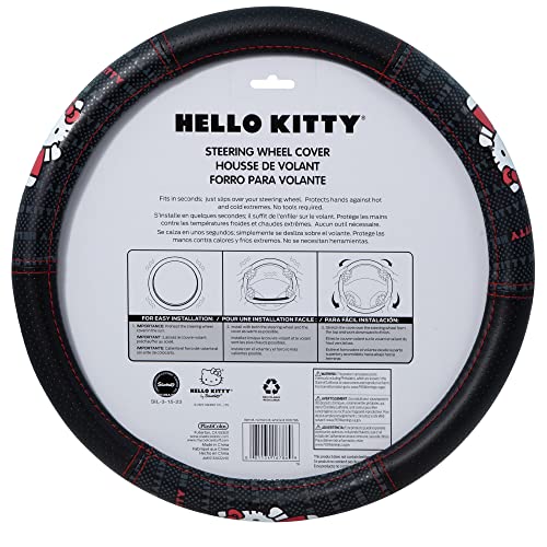 Plasticolor 006786R01 Hello Kitty Core Waving Speed Grip Steering