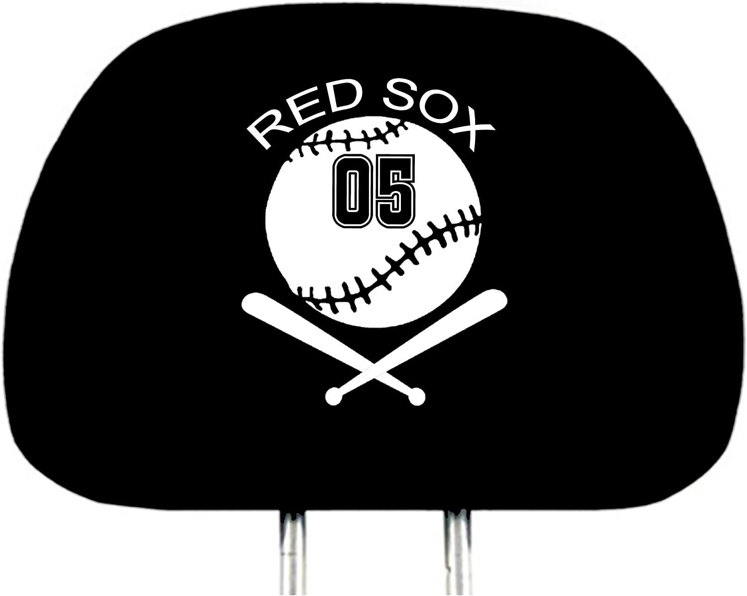 YupbizAuto Personalized Vinyl Heat Transfer Pro Baseball Team Logo Auto Truck SUV Car Seat Headrest Cover Accessory - Yupbizauto