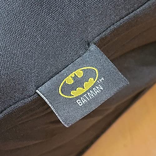 New Pair BDK DC Comic Batman Universal Size Soft Fabric Car Truck SUV Seat Covers Shoulder Pads Set Bundle - Yupbizauto