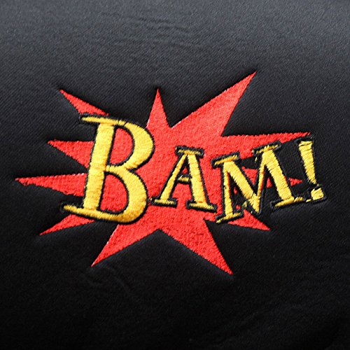 Ultimate Superman Car Seat Covers Floor Mats Set from BDK Bundled with Classic BAM! Logo Headrest Covers - Yupbizauto